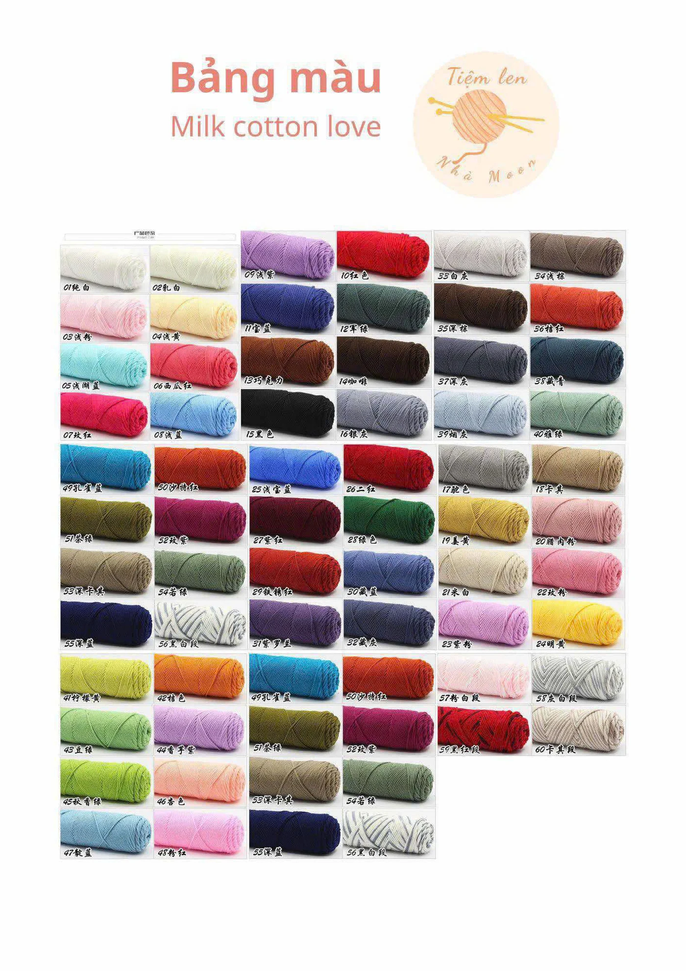 Bảng màu Cotton Love